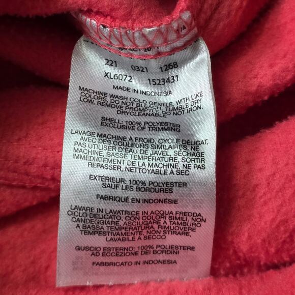 Columbia Full Zip Fleece Jacket Women’s Small Pink Fleece - Picture 8 of 8
